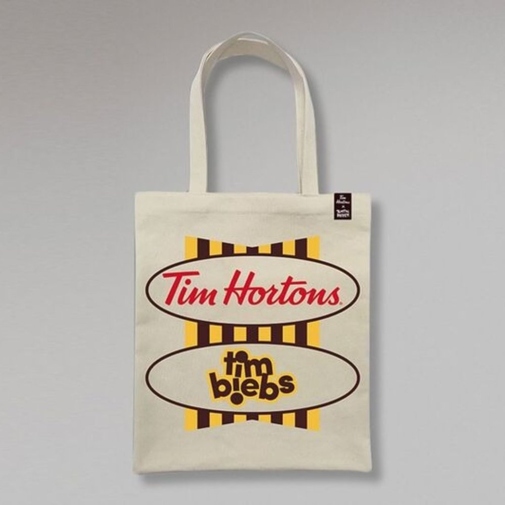 Tim Hortons TimBiebs TOTE BAG *only*